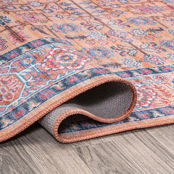 Kemer All-over Persian Washable Area Rug